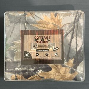 Cottage and Cabin Printed sheet set